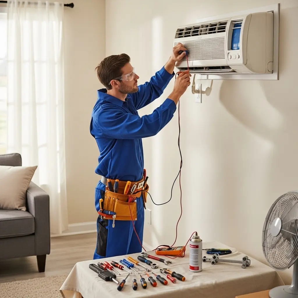 Şehzadeler Philips Philips klima gaz dolumu ve bakım – Enerji verimliliği artırıldı. - Teknik servis örneği